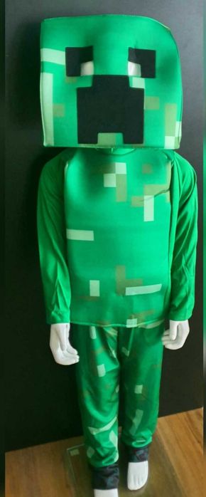 Kostium przebranie dla chłopca Strój na bal 120-130 Creeper Minecraft