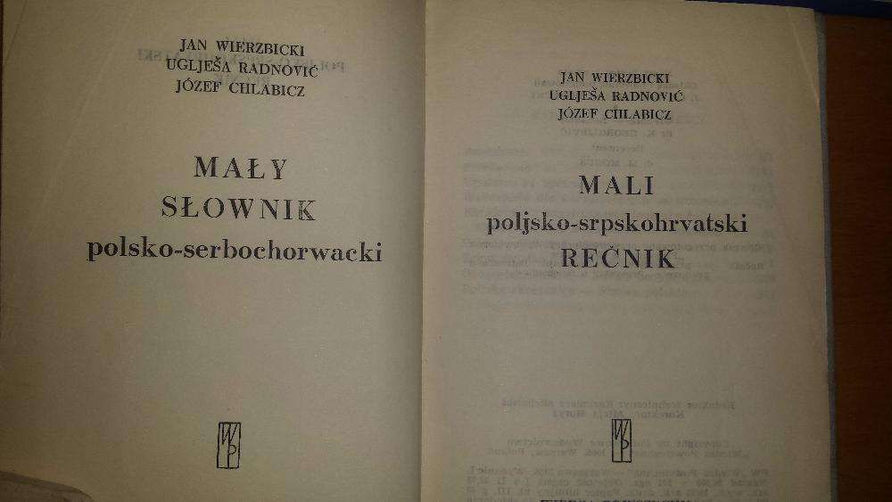 Mały słownik serbskochorwacko-polski