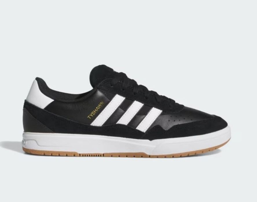 ji0846 Adidas tyshawn 2 leather low black нові чоловічі кросівки шкіра осінь