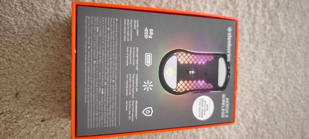 Mysz STEELSERIES Aerox 3 Wireless Onyx