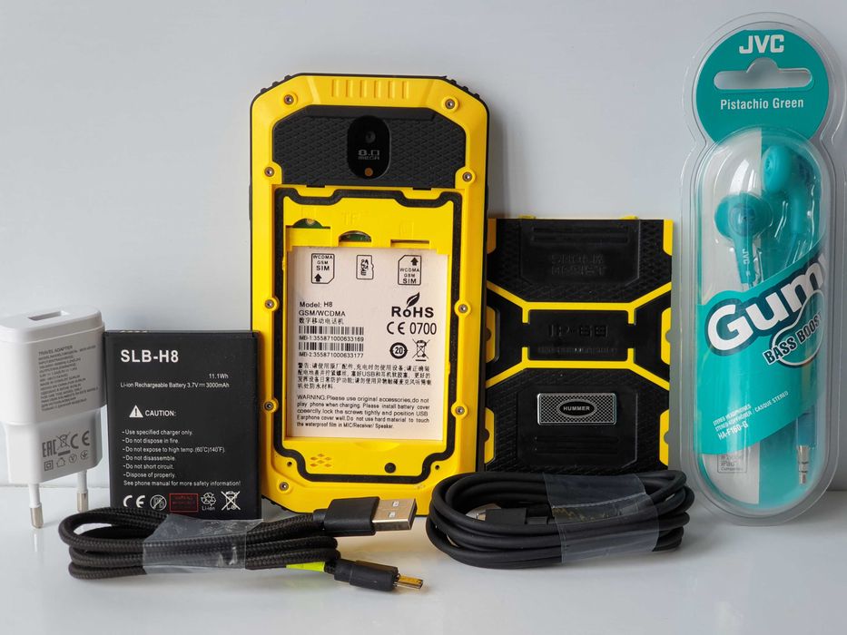 смартфон Hummer H8 (IP68) Захищений+ комплект
