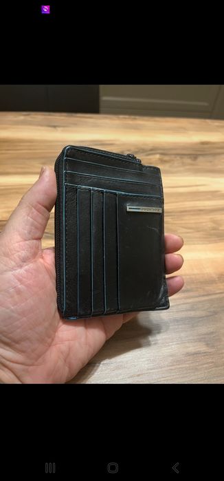 Porta cartões e moedas Piquadro.