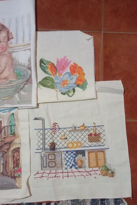 Quadros de ponto cruz