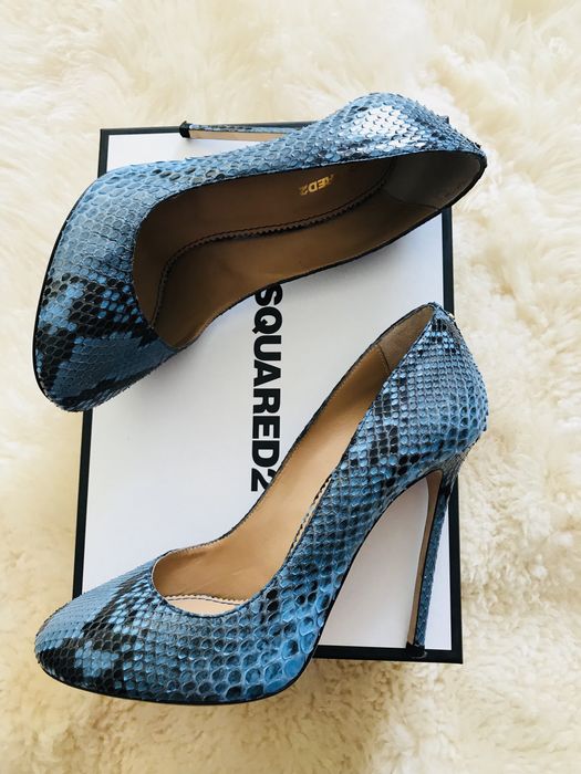 Туфли DSQUARED2 кожа питон