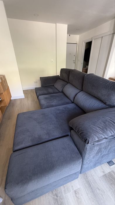 Sofá chaise long Conforama