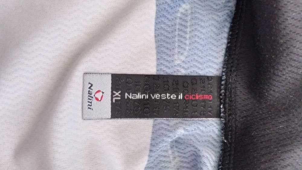 Велофутболка чоловіча, велоформа, джерсі Nalini Pro, розмір XL