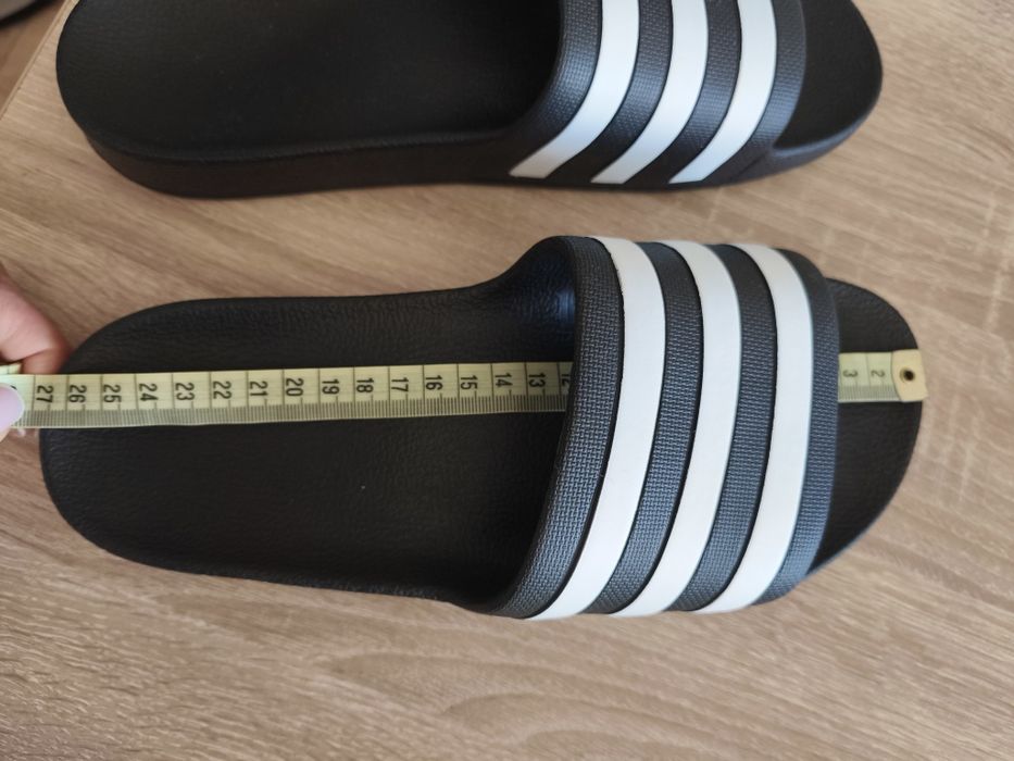 Klapki gumowe czarne Adidas rozm 42 nowe