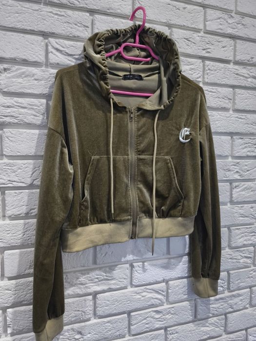 Bluza welur S damska lub 158 dla dziewczynki