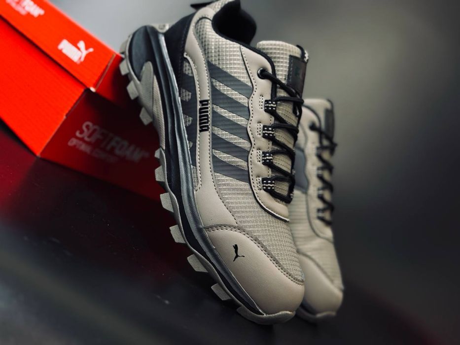 Мужские зимние кроссовки пума/красовки puma/супер теплые/не скользят