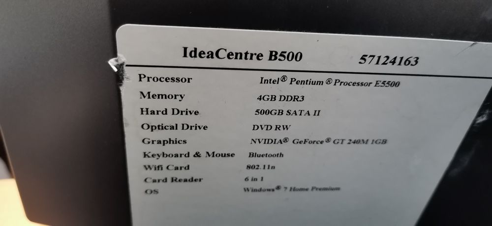 Lenovo ideacentre B500