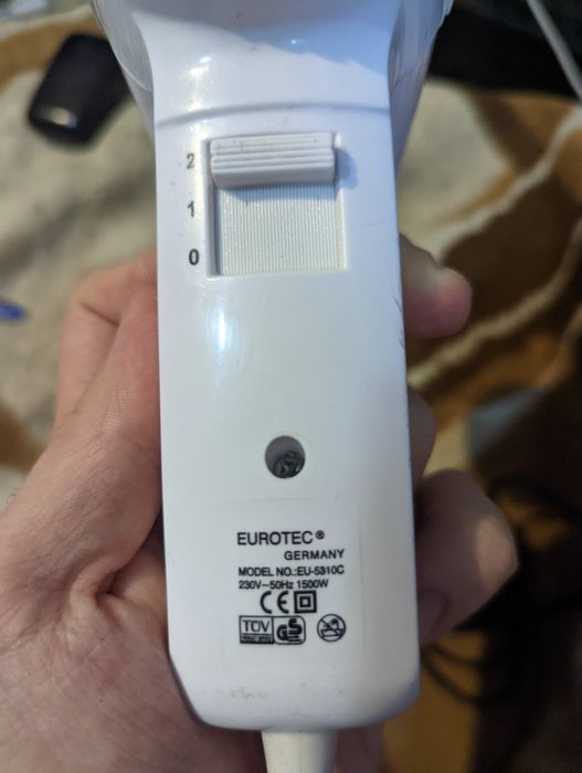 Фен EUROTEC 1500W (Германия)