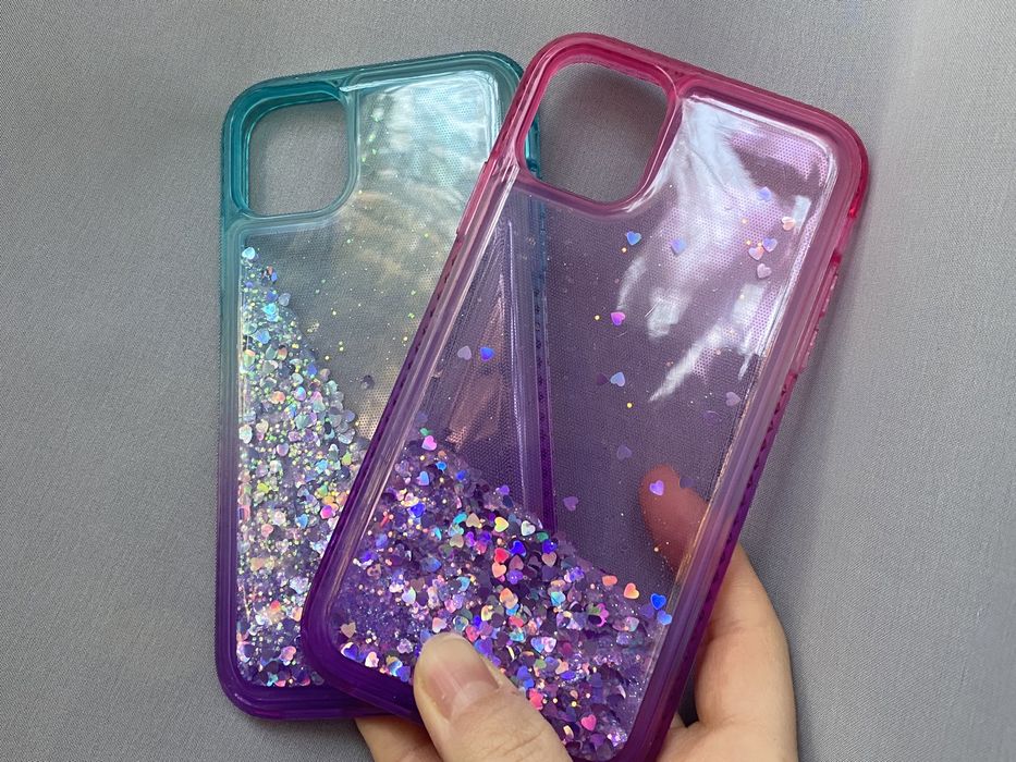 Чохол на айфон iPhone 11 з блискітками чехол с блёстками glitter case