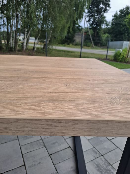Duży Stół Jadalniany 280×100 cm Loft-Stan idealny!blat Dąbek płyta