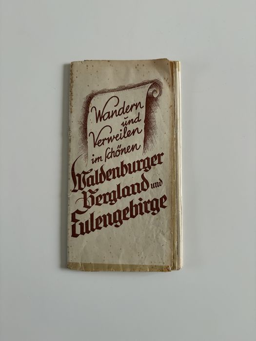 Stary przedwojenny przedownik po Wałbrzychu i górach sowich antyk