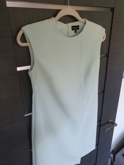 Sukienka Reserved  34/XS niebieska elegancka