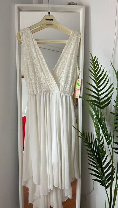 Vestido branco de cerimónia