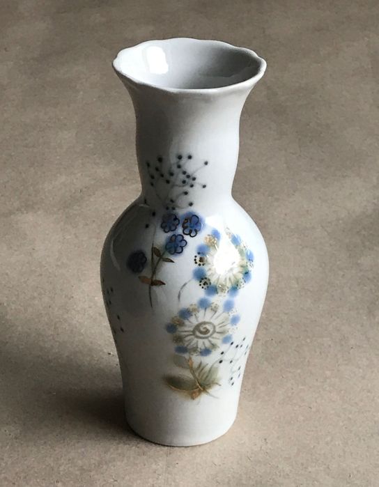 Piękny wazon porcelanowy Połonne ZHK – ZSRR, ręcznie malowany