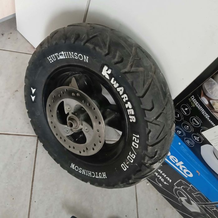 Koło przednie peugeot tkr