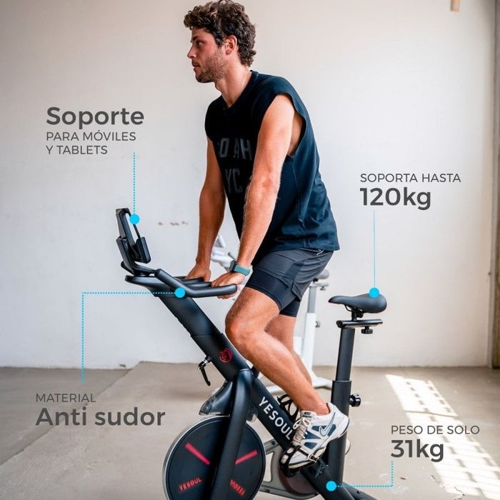 Bicicleta estática para spinning/cycling - Como nova