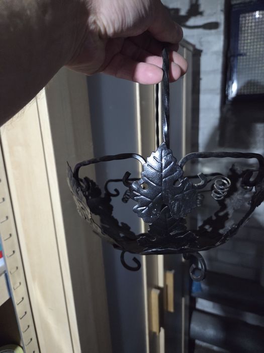 Koszyk ozdobny metal nierdzewna