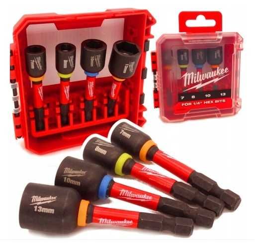 Набір магнітних головок Milwaukee Shockwave 4 шт