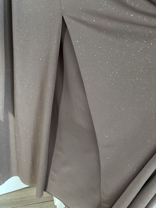 NOWA !!Sukienka wieczorowa mokka