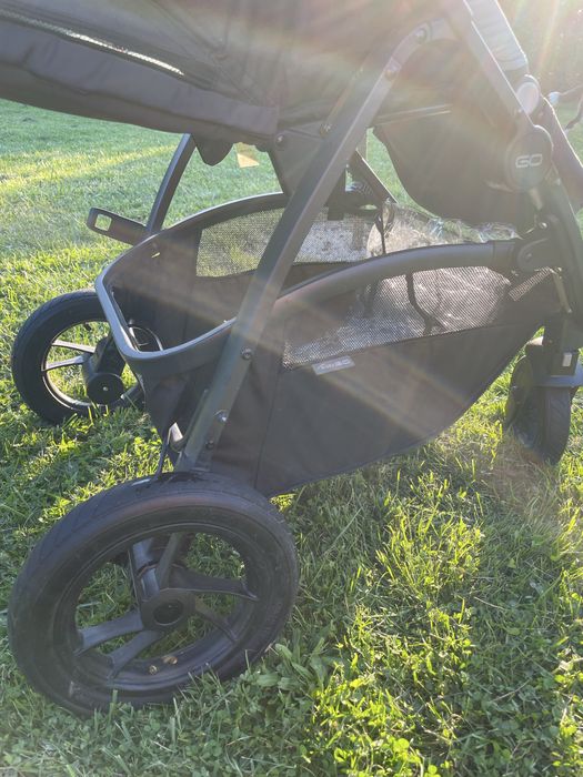 Wózek spacerowy Easy Go Quantrum Air czarno-zielony Agava