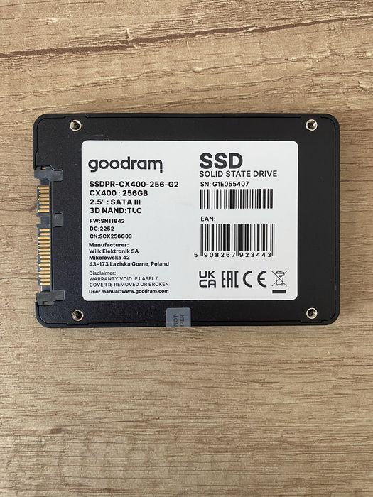 Dysk GOODRAM 256GB 2,5" SATA SSD CX400