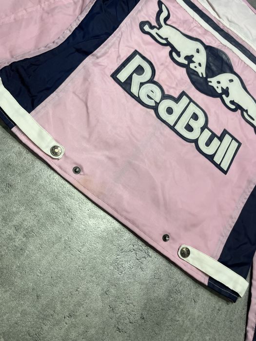 Różowa Kurtka red bull kurtka wyścigowa