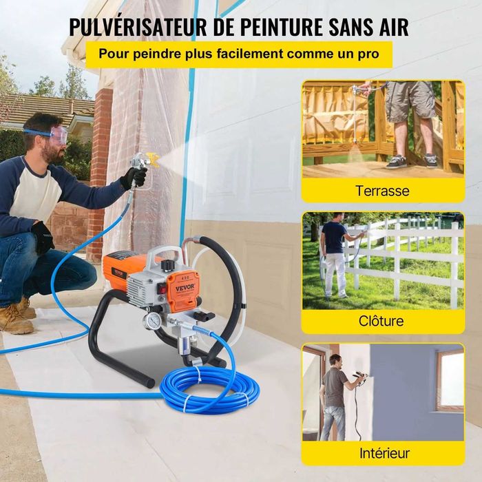 Máquina de pintura da marca VEVOR 1800W Electric Sprayer