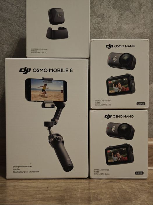 DJI osmo mobile 8 vlog black + микрофон