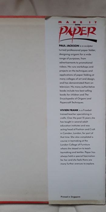 Livro: Make it with Paper (origami and papercraf)