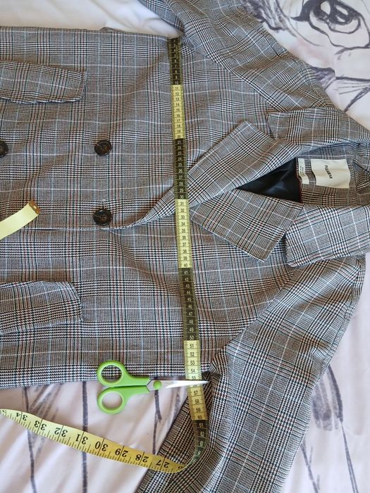 Casaco xadrez Pull&Bear tamanho M