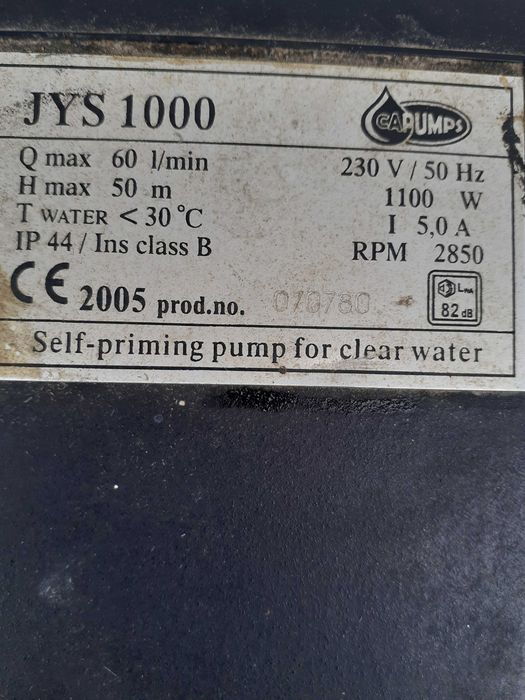 Ел. двигатель(двигун) для водяного насоса,б/у.