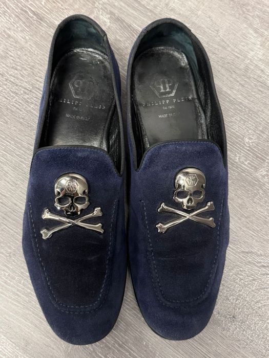 Продаю замшевые лоферы бренда  Philipp Plein