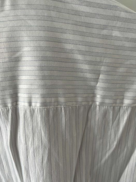 Koszula męska biała w paski