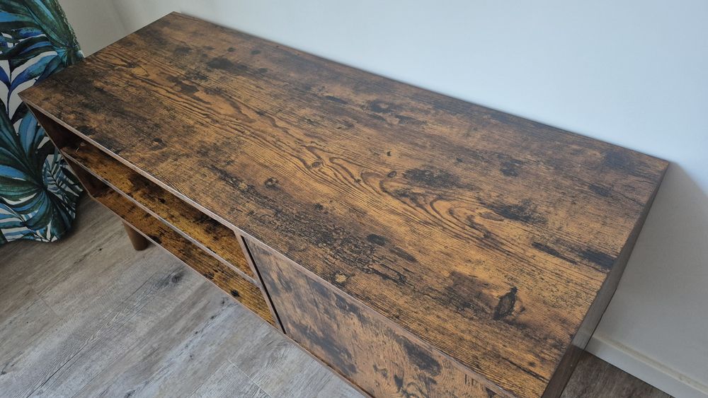 Szafka RTV pod telewizor Loft, rustykalna