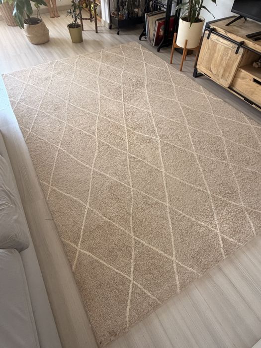 Tapete de Lã Rubi - Beige Creme