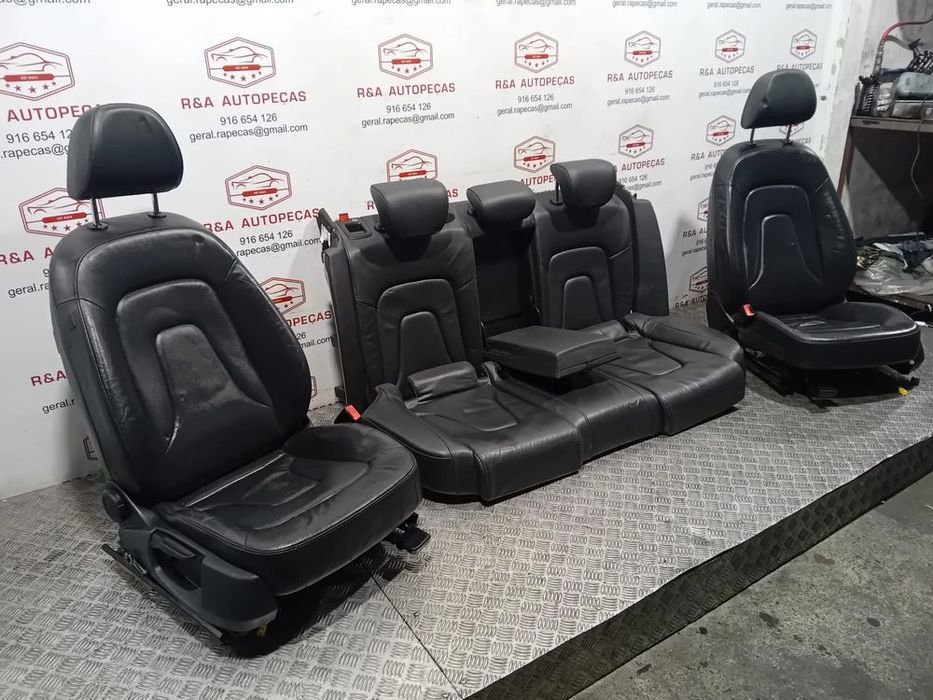 Conjunto de Bancos Audi A4 B8 em Pele Sedan Originais