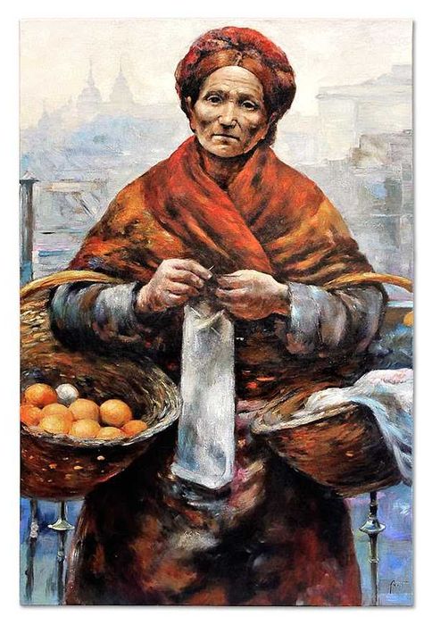 obraz malowany na zamówienie portret abstrakcja pejzaż bukiet kopia