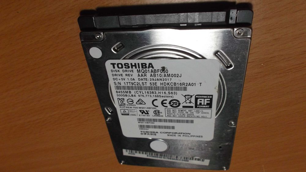 Disco rígido interno SATA Toshiba