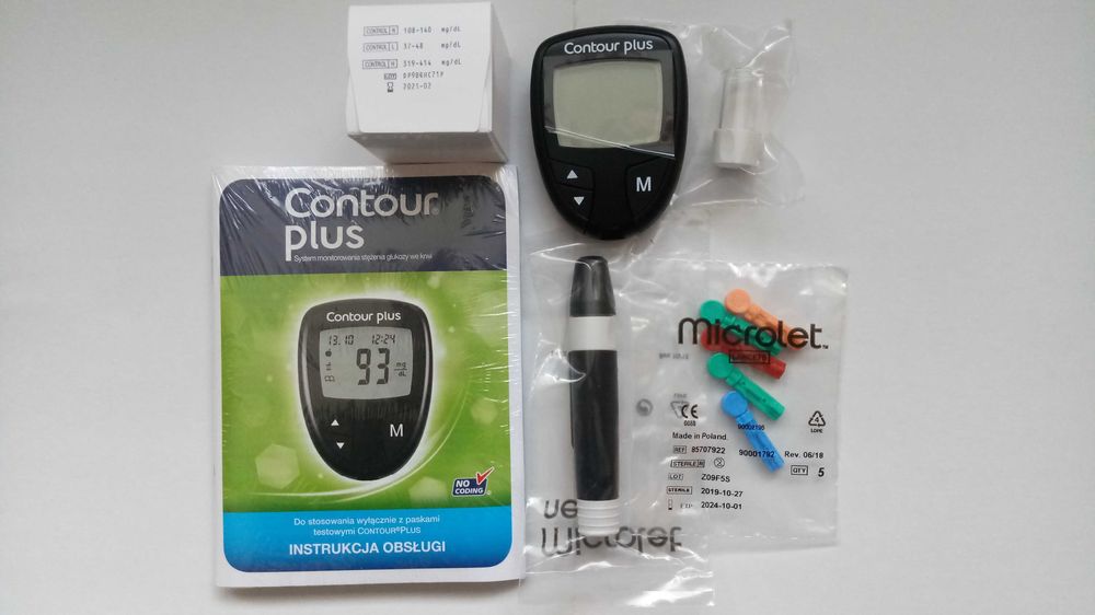 Glukometr Contour plus+GRATIS 50 pasków(NOWY!)