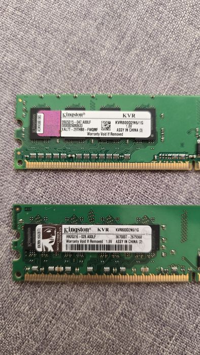 Оперативна пам'ять KVR800D2N6/1G - Kingston 1GB 800MHz