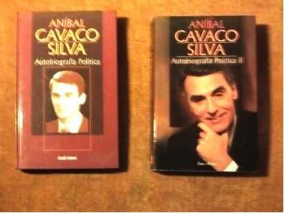 Autobiografia Política de Cavaco Silva, em 2 volumes. Como novos