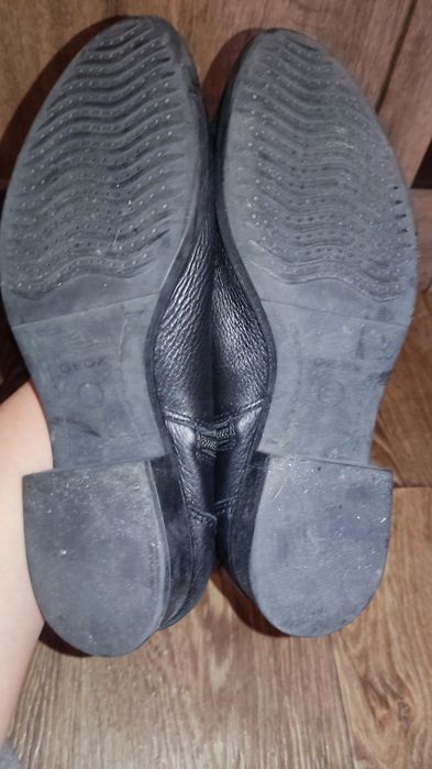 Шкіряні жіночі чоботи Geox 39 розмір 25,5 см