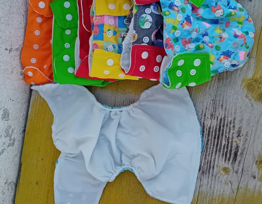 Conjunto fraldas de pano reutilizáveis + oferta