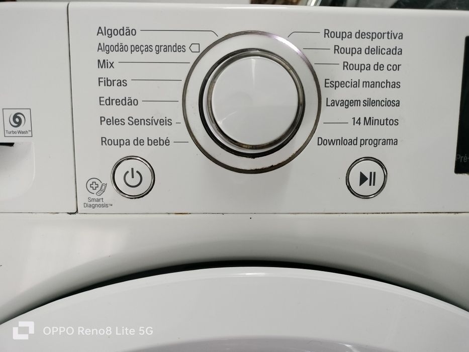 Máquina de lavar roupa LG direct drive 9kg 1400rpm A+++ fazemos entrega e instalação na sua casa.