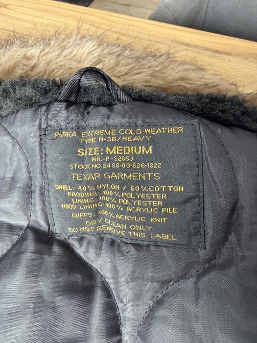 Kurtka Parka Czarna TEXTAR roz. M model. N3B