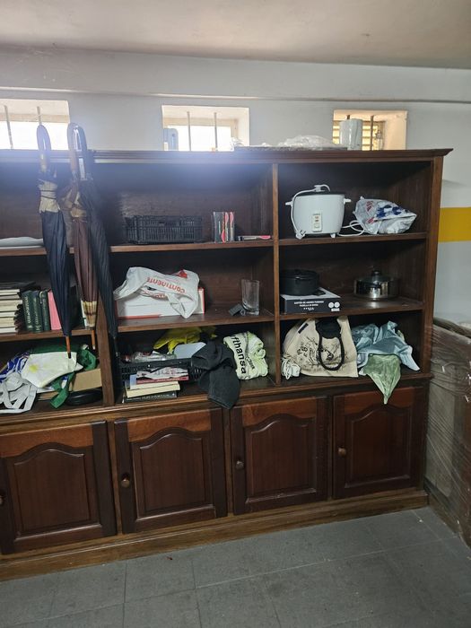 Armario estante sala/salao em madeira