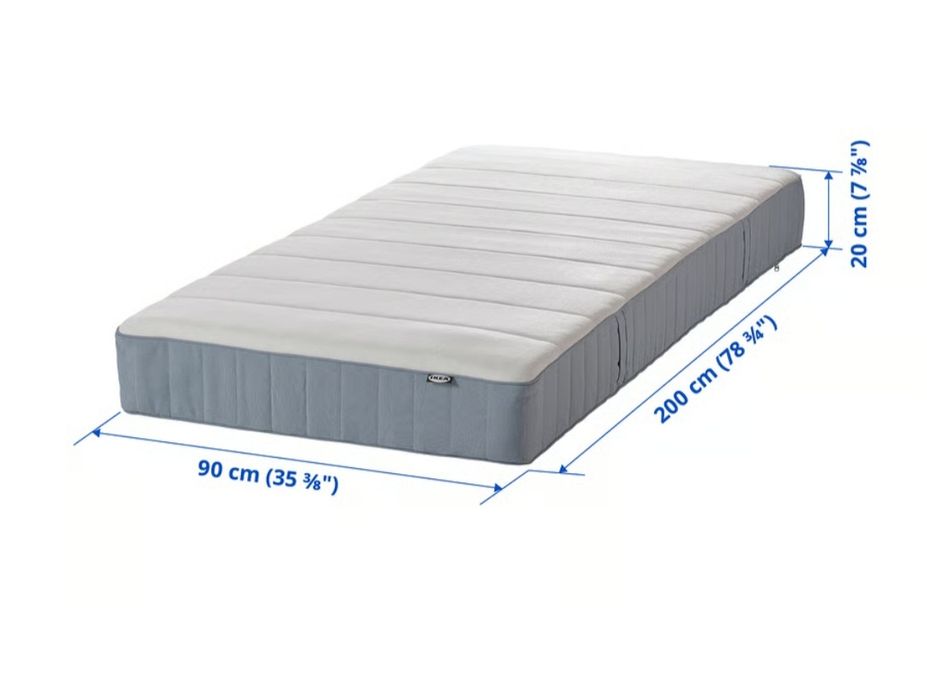 Cama criança 90x200 com arrumação + Estrado + Colchão